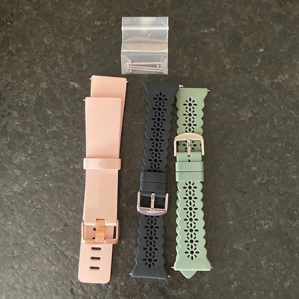 Fitbit Versa 2 or iWatch soft wrist band 3‎ pack